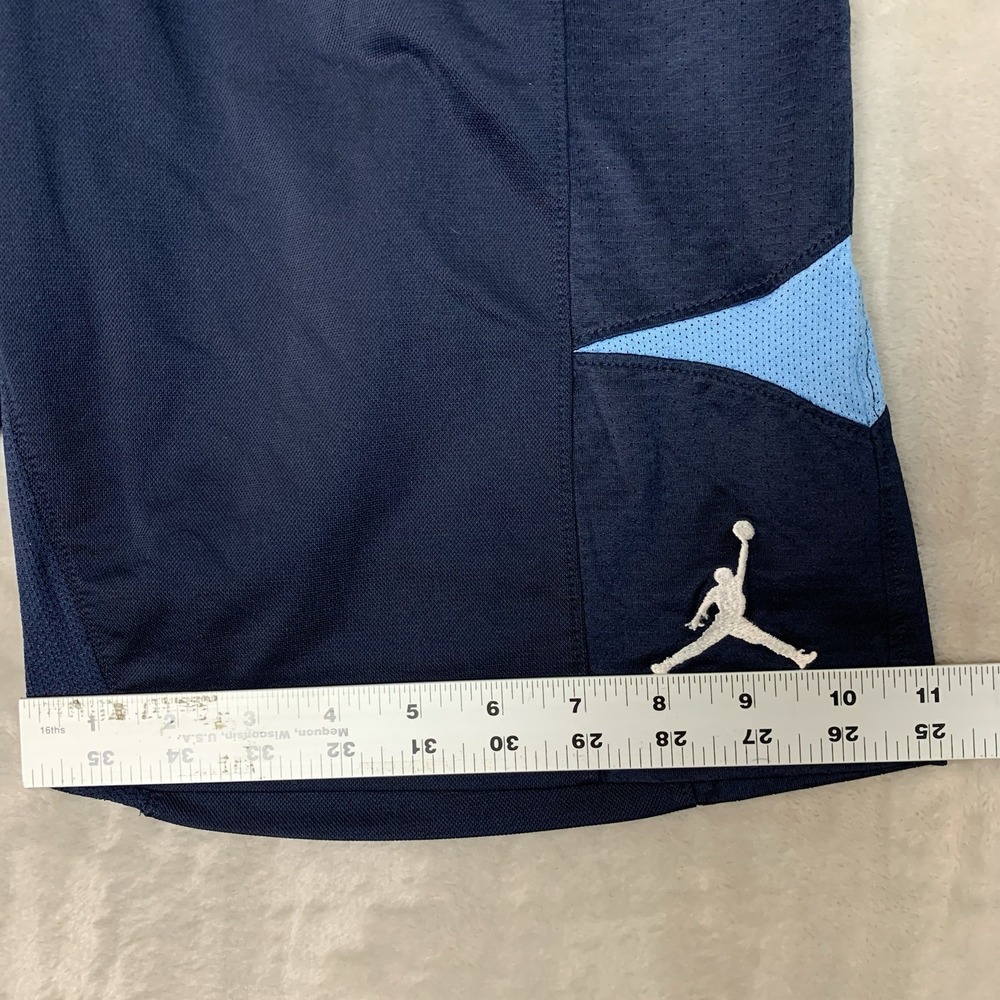 Nike Air Jordan Shorts Mens Medium Blue Jumpman Basketball No Drawstring - Picture 5 of 9